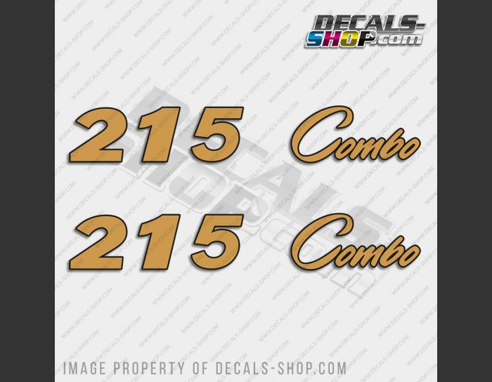 ProCraft 215 Combo New Style Boat Gold Decal Set of 2 x 11.5"